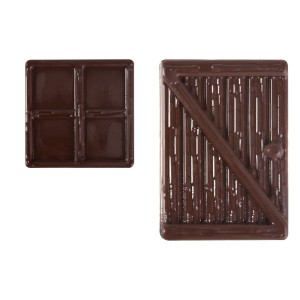 1 Puerta + 1 Ventana - Chocolate Negro