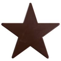 1 Estrella (9 cm) - Chocolate Negro