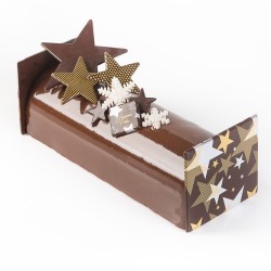 1 Estrella (9 cm) - Chocolate Negro. n1