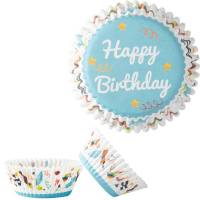 50 envoltorios para cupcakes - Happy Birthday