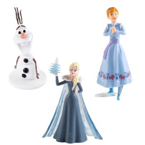 Set Figuras Frozen, Elsa, Anna, Olaf