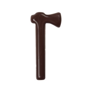 2 Hachas (6 cm) - Chocolate