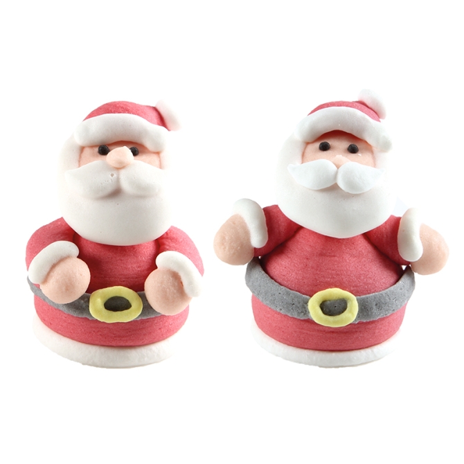2 Pap Noel Pequeo 4, 5 cm - Azcar 
