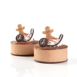 5 hombres de pan de jengibre - caramelo de chocolate. n1