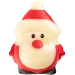 2 Pap Noel 3D (3 cm) - Chocolate Blanco. n1