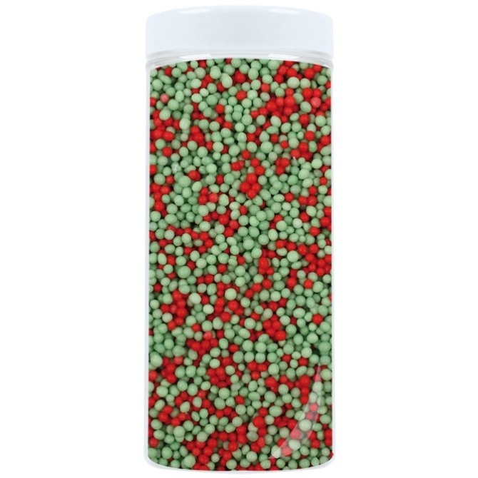 Bolsa 50g Nonpareils Verde / Rojo 