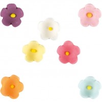 7 mini flores - 1 cm