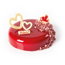 3 palillos Cupido 5, 8 cm - Chocolate Blanco. n4