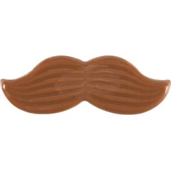 3 Bigotes (5 cm) - Chocolate Negro / Con Leche / Blanco. n3