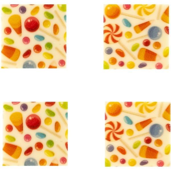 4 Mini Barras de Dulces - Chocolate Blanco 
