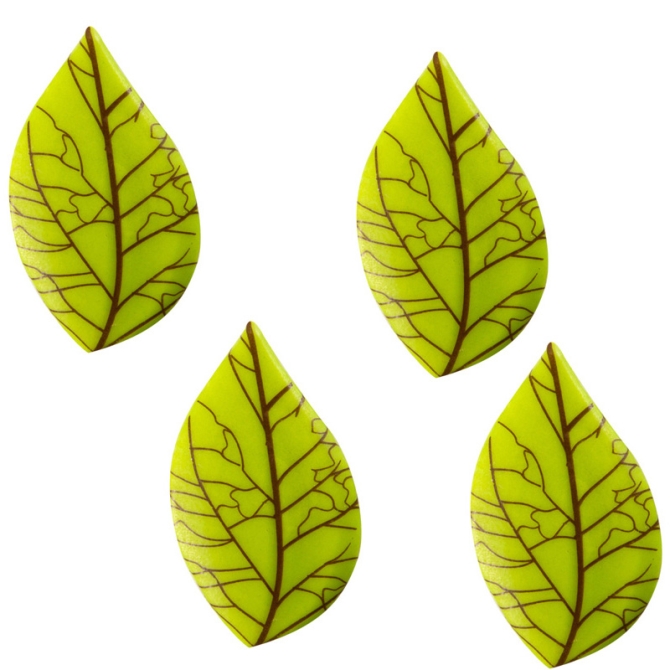 4 Hojas ( 5 cm) - Chocolate blanco 