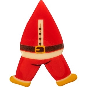 2 Pas Pap Noel 6,3 cm - Chocolate Blanco
