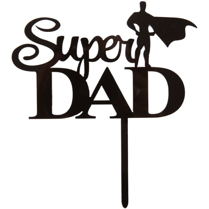 1 pa Super Dad ( 12 cm) - Plstico 