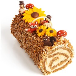 1 Girasol  5, 5 cm - Chocolate Blanco. n1