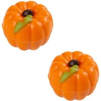 2 Calabazas 3D � 2,8 cm - Chocolate blanco