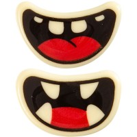 2 Sonrisas 4,5 cm - Chocolate Blanco