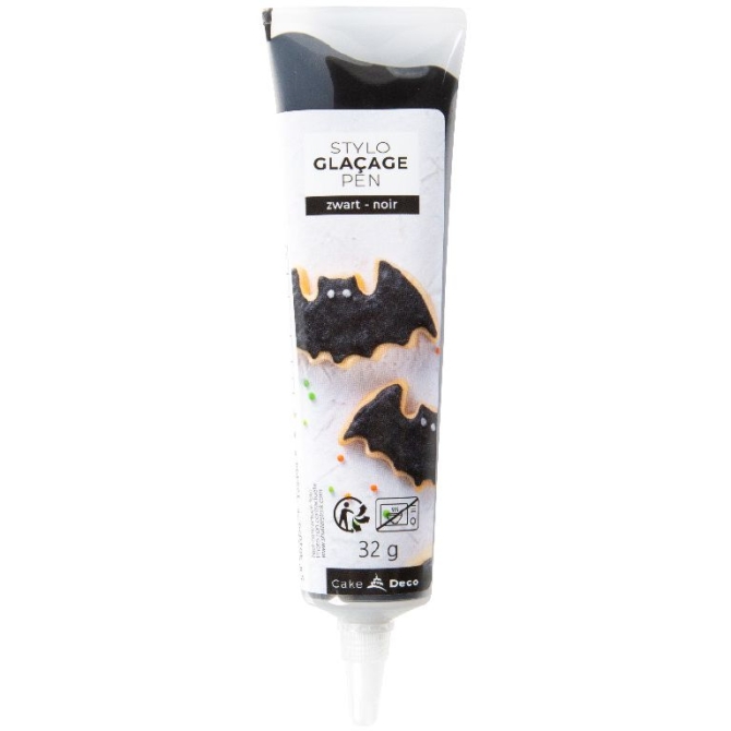 1 bolgrafo para glaseado de 32 g - Negro 
