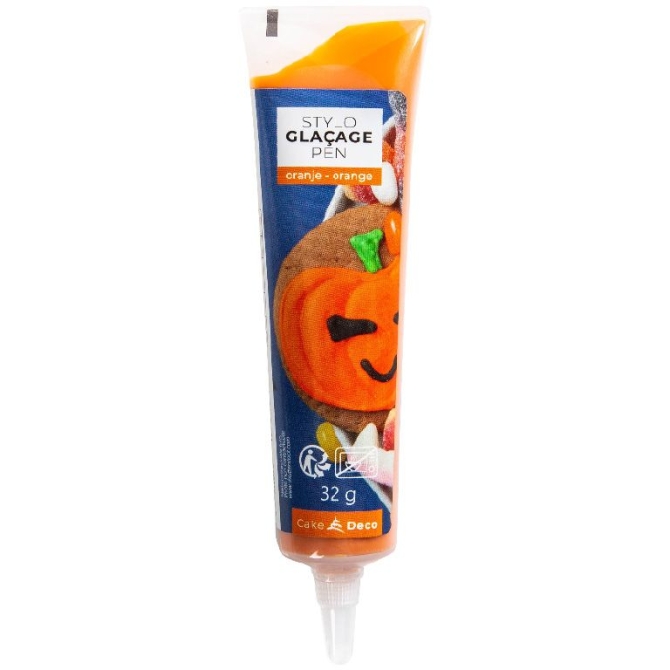 1 bolígrafo para glaseado de 32 g - Naranja 
