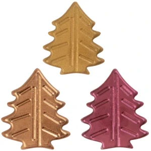 2 rboles de Navidad (3,5 cm) - Chocolate negro
