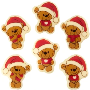 2 Ositos de Navidad (4,5 cm) - Chocolate Blanco
