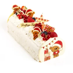 2 Ositos de Navidad (4, 5 cm) - Chocolate Blanco. n1
