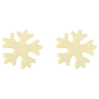 2 Copos de Nieve (4 cm) - Chocolate Blanco