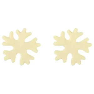 2 Copos de Nieve (4 cm) - Chocolate Blanco