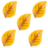 5 Hojas de Otoo 3,5 cm - Chocolate Blanco