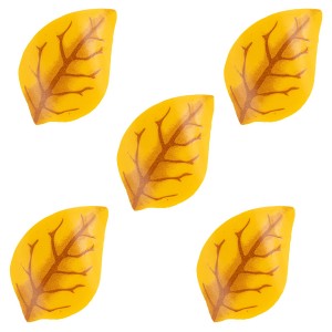 5 Hojas de Otoo 3,5 cm - Chocolate Blanco
