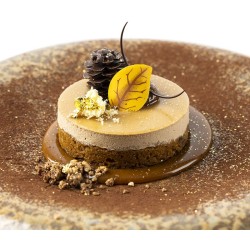 5 Hojas de Otoo 3, 5 cm - Chocolate Blanco. n2