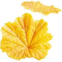 1 Hoja de Otoo Amarilla 5,5 cm - Chocolate Blanco