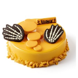 2 Manos de Esqueleto 4, 9 cm - Chocolate. n1
