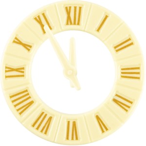 1 Reloj con Manecillas (12 cm) - Chocolate Blanco