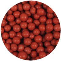 50 g de chispas decorativas - Bolas de acebo rojas (0,4 cm)