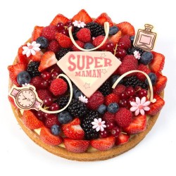 Juego de 10 adornos de moda � Chocolate blanco. n�2