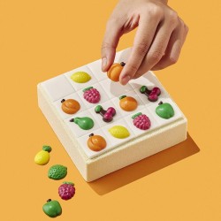 Surtido de 12 frutas (2, 5 cm) � Chocolate blanco. n�1