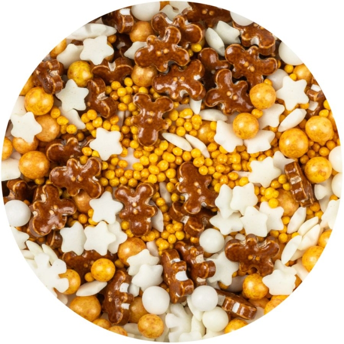 50 g de decoraciones de pan de jengibre 