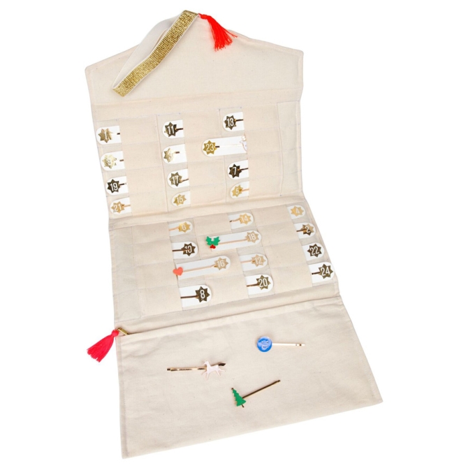 Calendario de Adviento Bolsa y Clips 