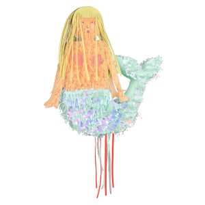 Pull Piata Sirena Iridiscente (46 cm) - Para desplegar