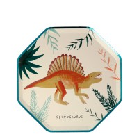 8 platos pequeos - Reino de los Dinosaurios