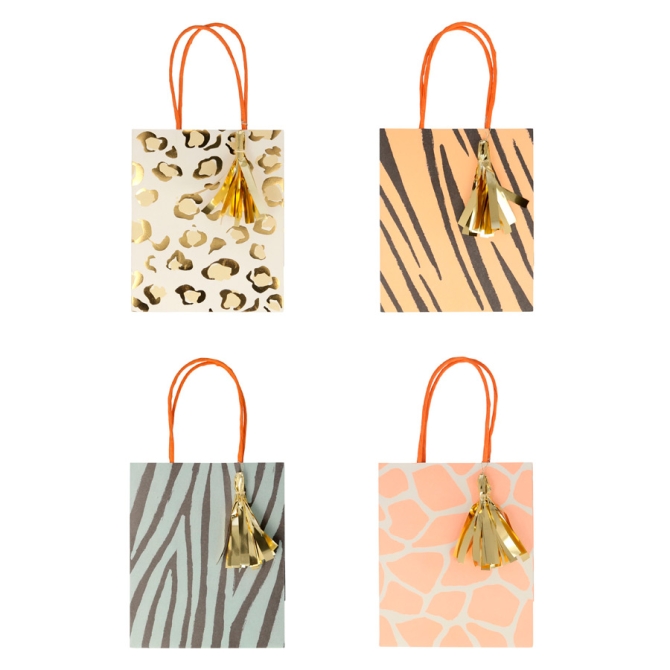 8 bolsas de regalo de sabana 