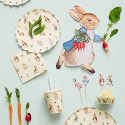 12 platos de conejo - Peter Rabbit. n1