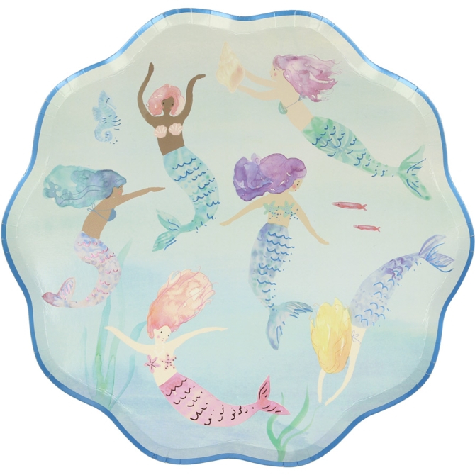 8 platos de sirena 