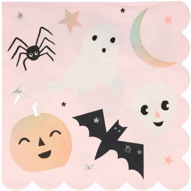 16 servilletas Halloween Pastel 