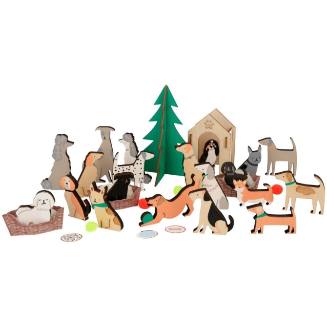 Calendario de Adviento - Perros de Navidad 