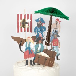 7 Cake Toppers - Pirata Dorado. n1