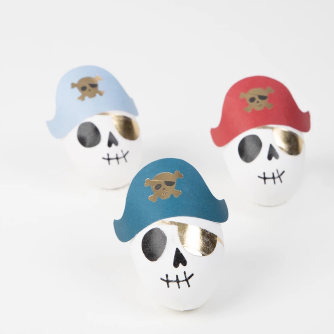 3 Bolas Sorpresa Pirata Doradas 