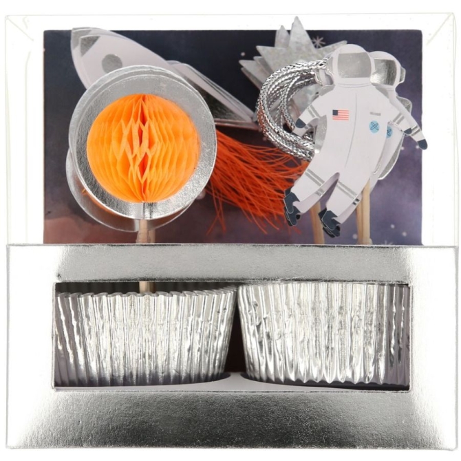Kit de cupcakes de astronautas - Exploracin espacial 
