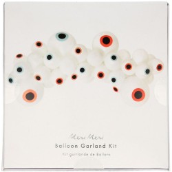 Guirnalda de globos con ojos - Halloween. n5