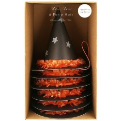 6 mini sombreros de estrella de bruja. n1